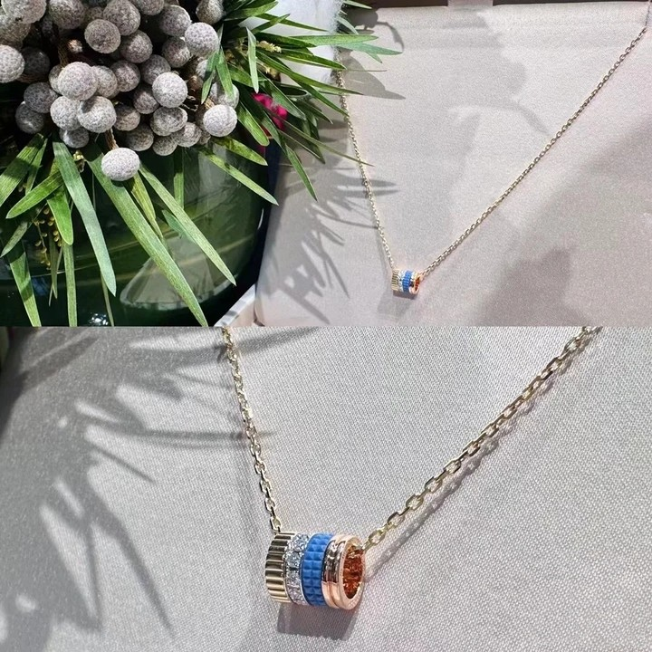 未使用 Boucheron/宝诗龙 【柳柳活动】Quatre Blue吊坠 项链