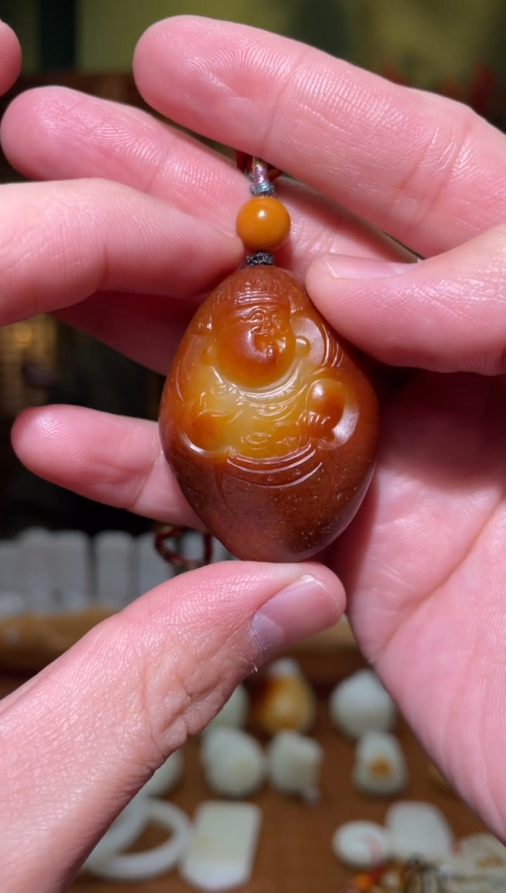 【闪购商品】和田玉吊坠(不含链)未镶嵌财神