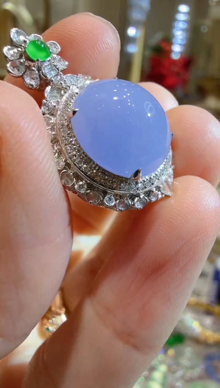 吊坠(不含链)18K金镶嵌翡翠多样性团购发一件