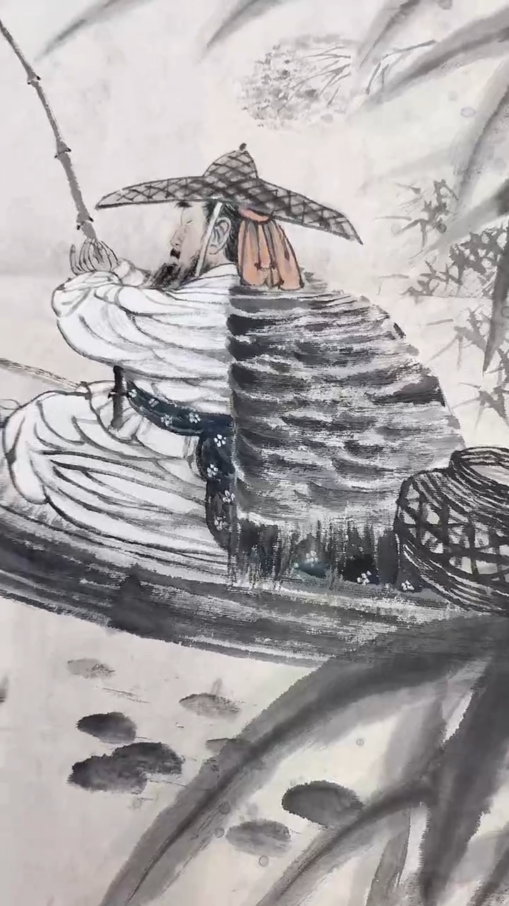 书法12-22-15冯老师4平尺国画作品  cz