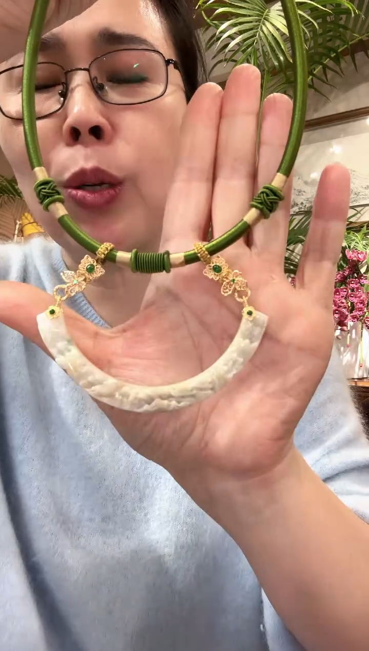 【闪购商品】翡翠颈饰未镶嵌国风