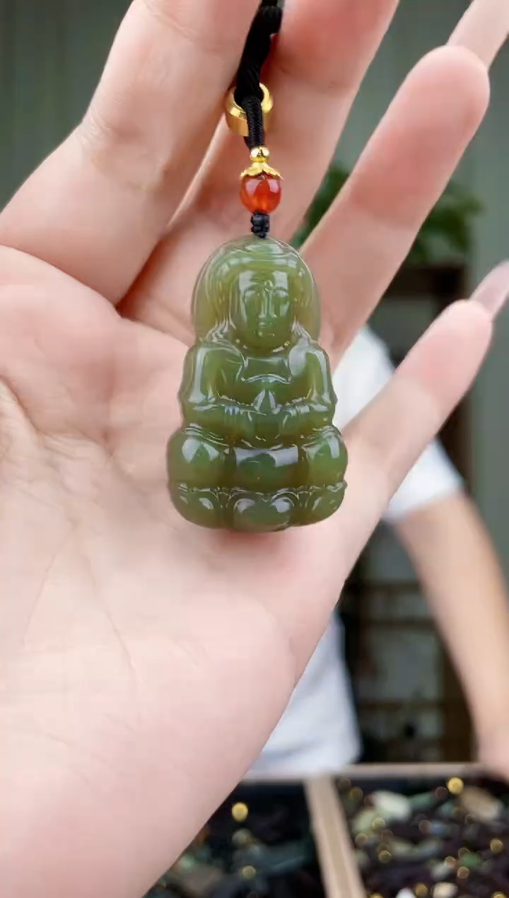 和田玉未镶嵌挂件拍一发一，多样性发货！