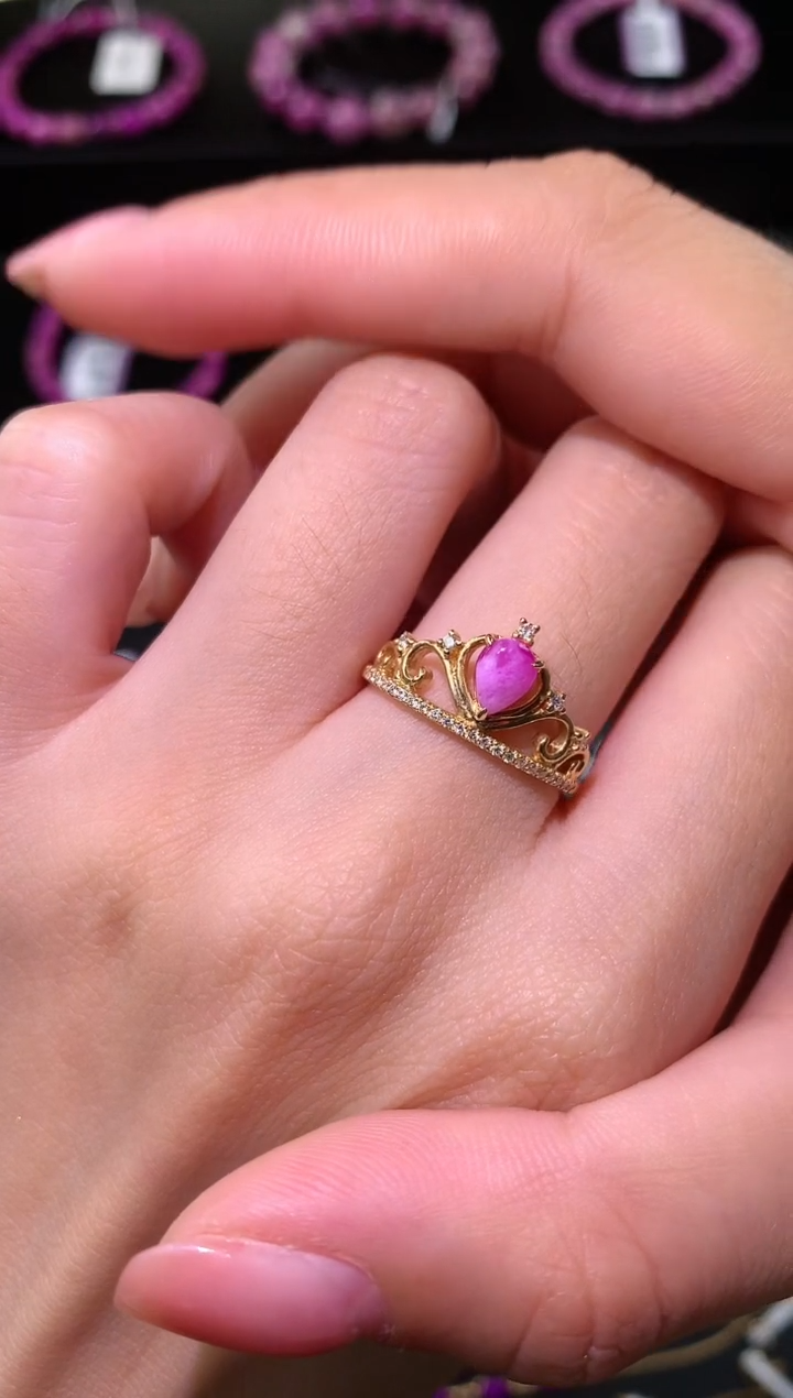 【闪购商品】苏纪石（舒俱来）.18K金镶嵌舒俱来戒指