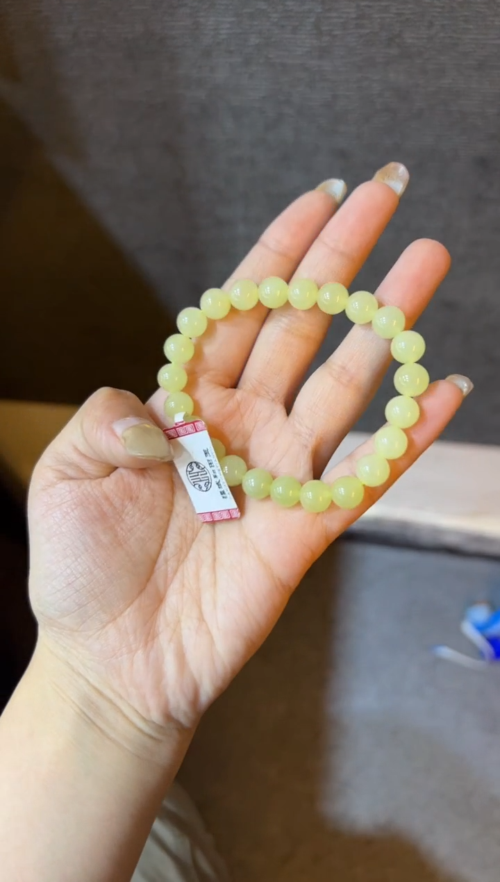 未镶嵌手串和田玉若羌黄口手串（产地直发）