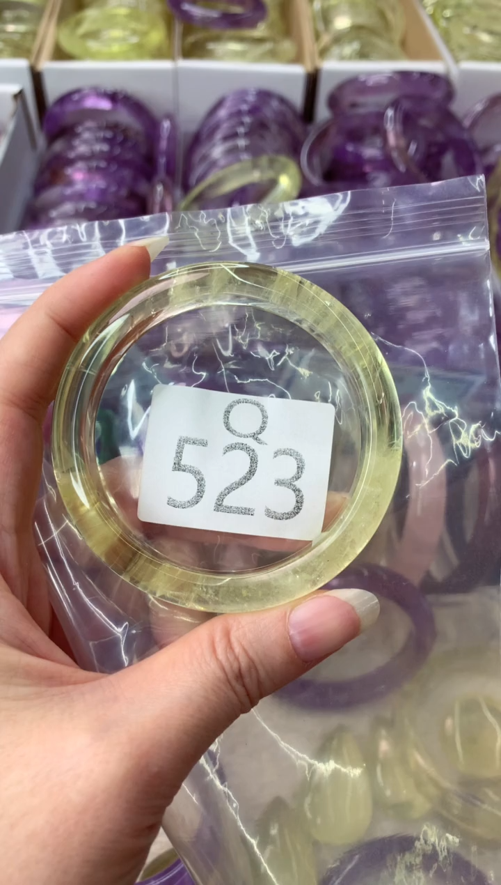 未镶嵌手镯水晶招****来Q523-56
