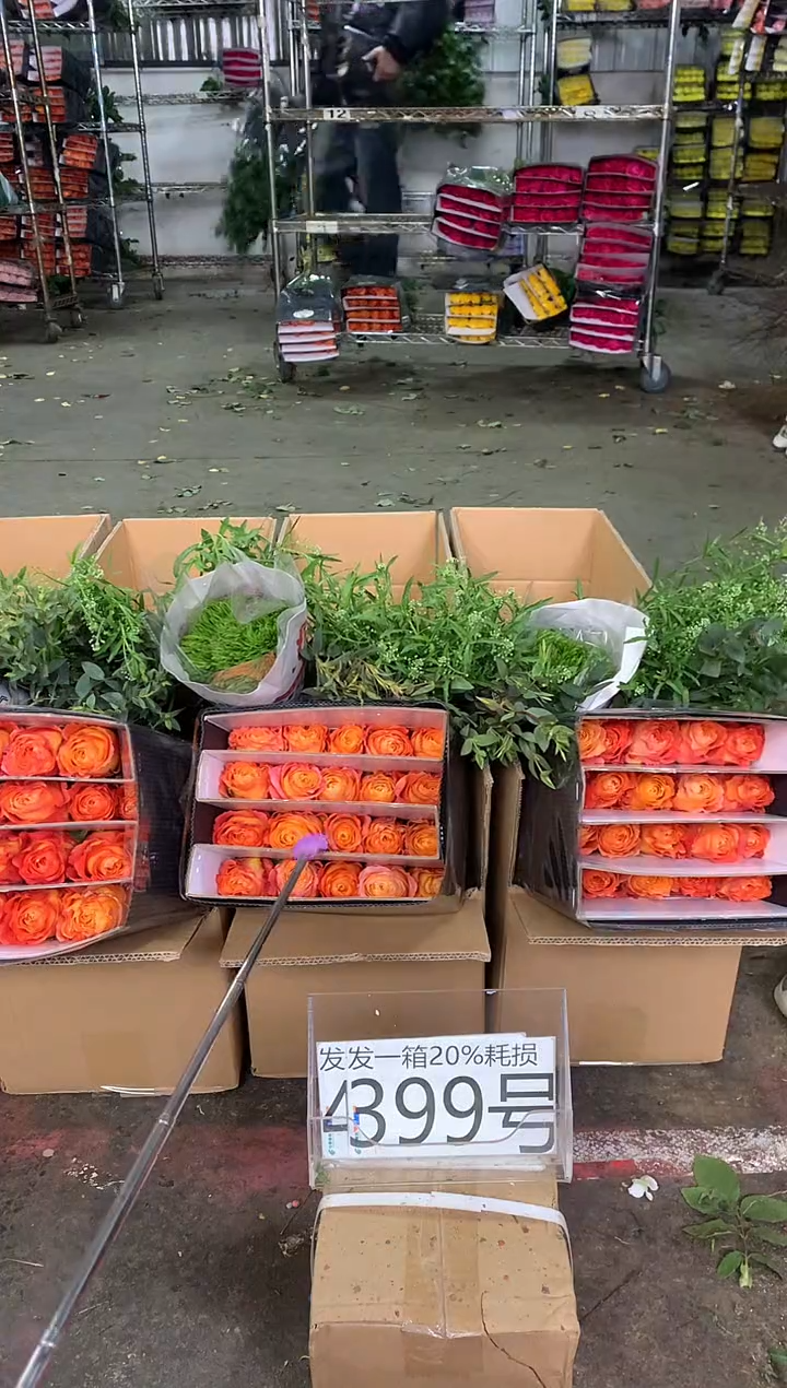 399号♥中通含20%耗损发一箱鲜花