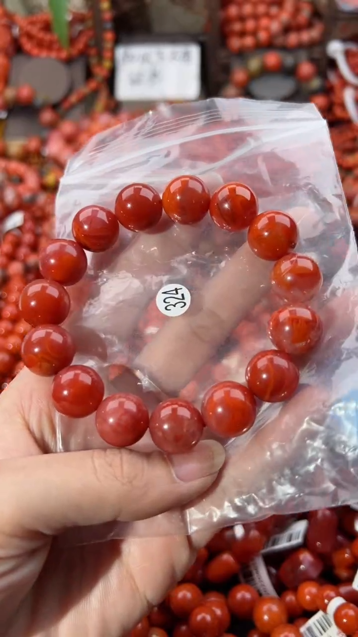 【闪购商品】南红玛瑙手串未镶嵌13