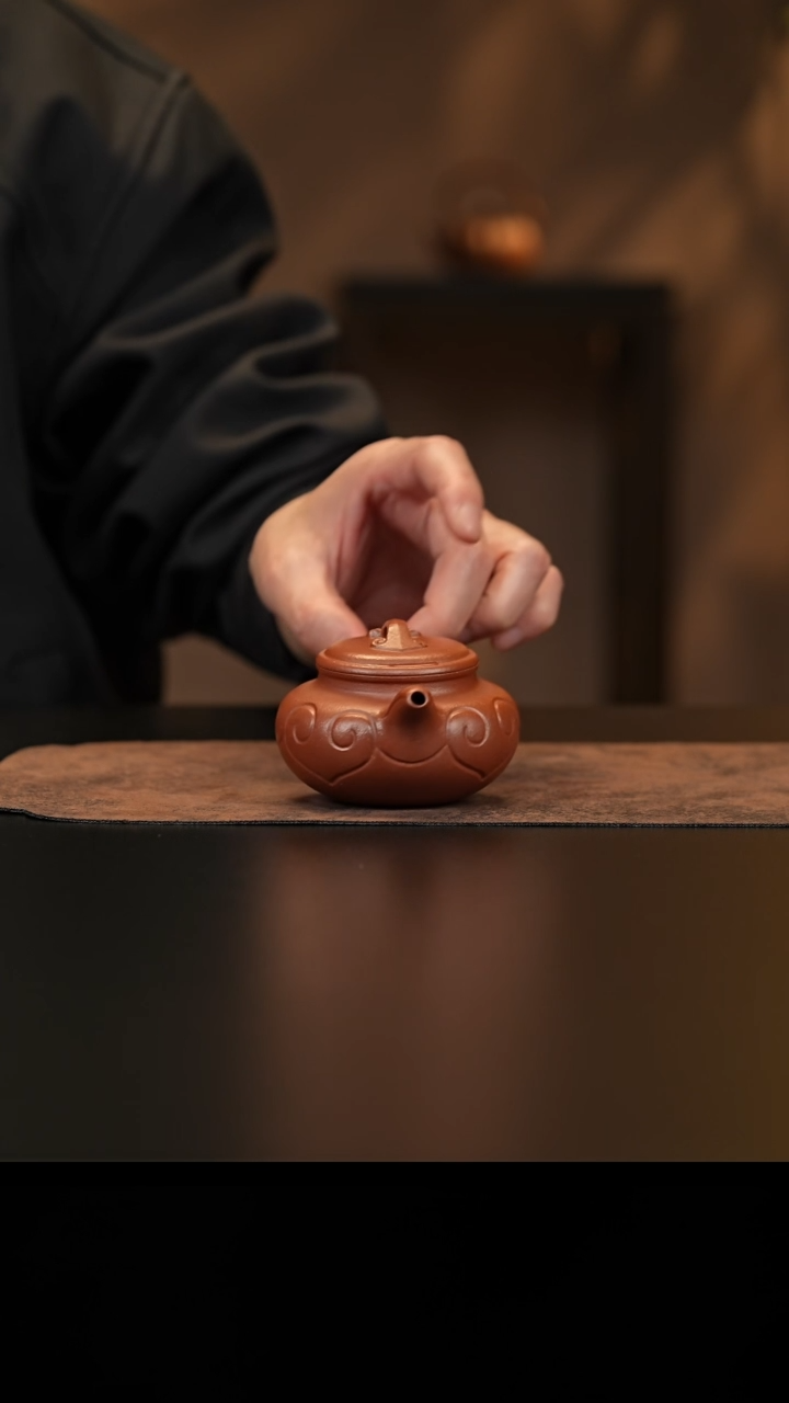 【闪购商品】紫砂茶壶允禾斋wyst 降坡 仿古如意 150c