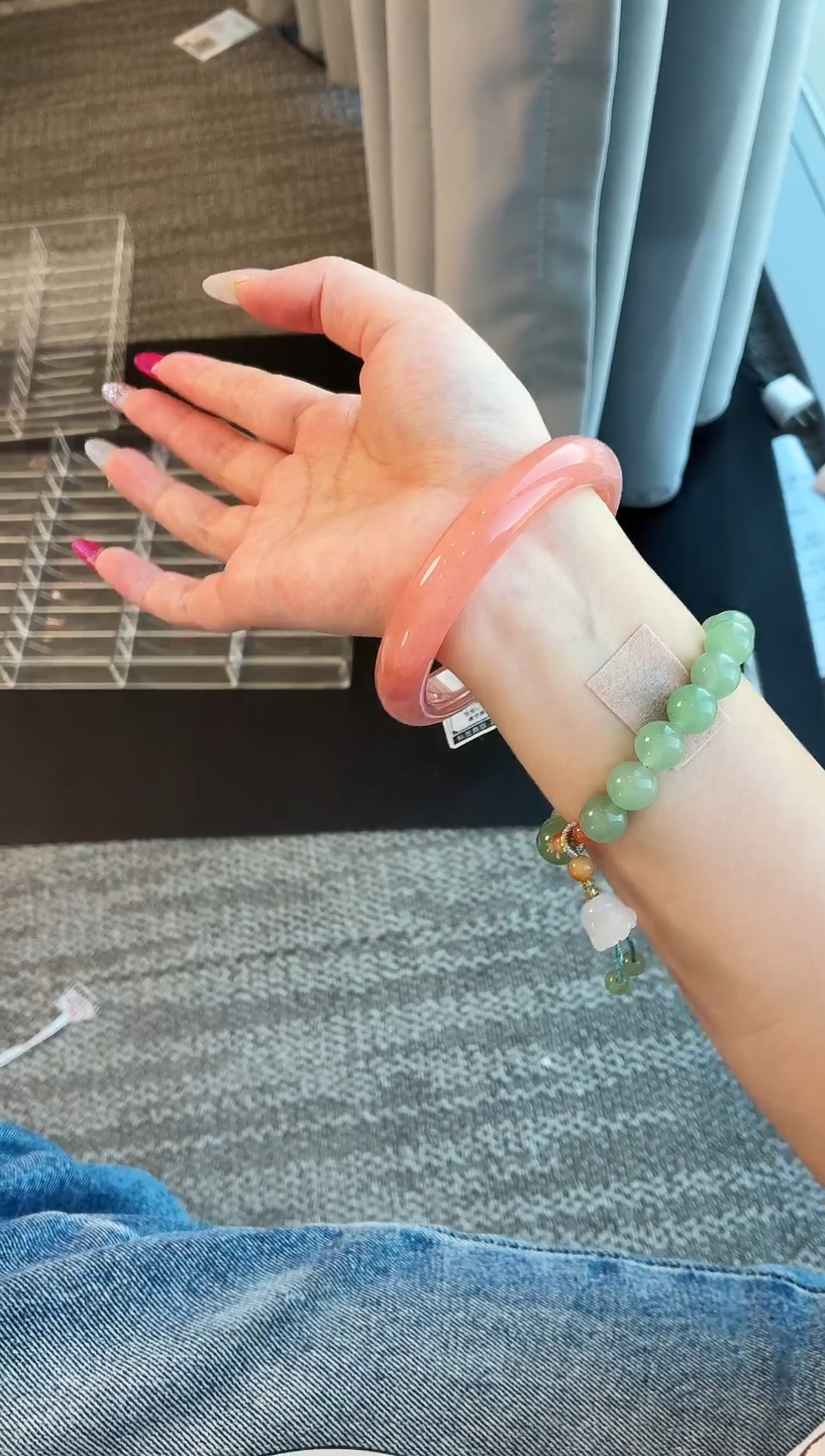 未镶嵌手镯石英质玉30.60