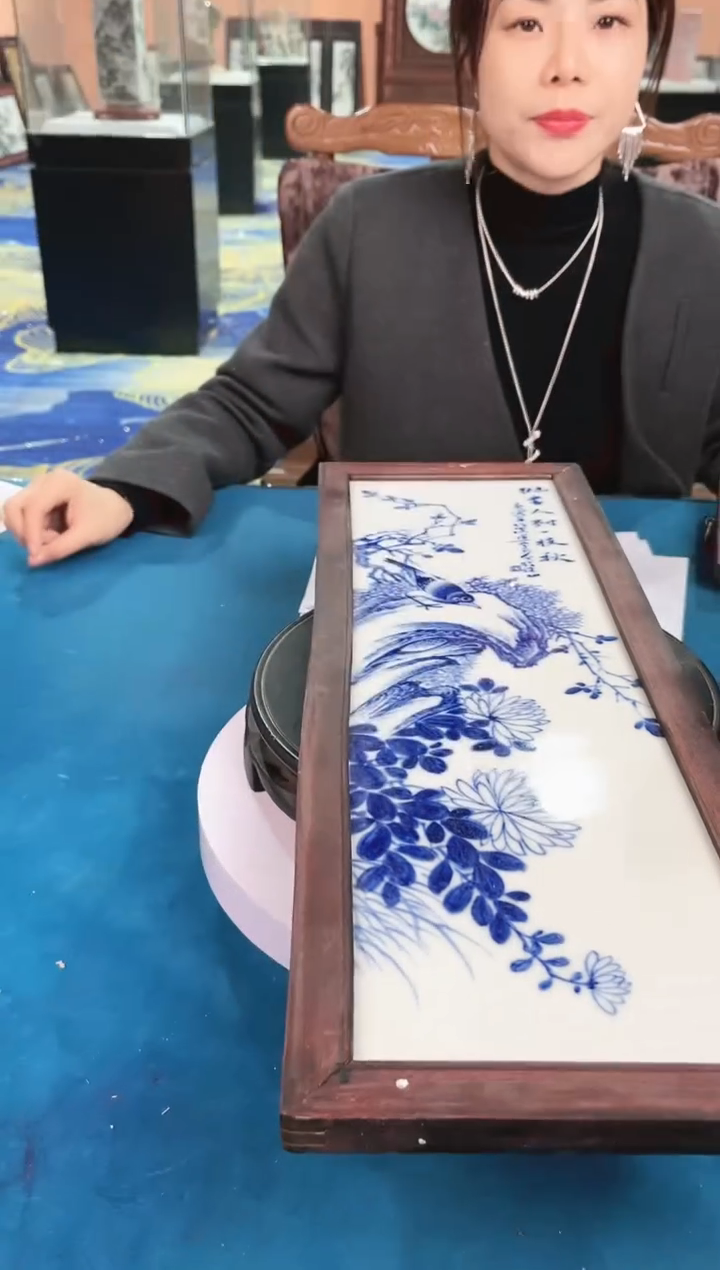 【闪购商品】陶瓷青花瓷板画