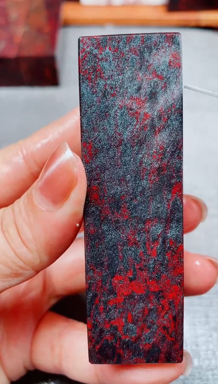 玉桂林鸡血玉素章--30