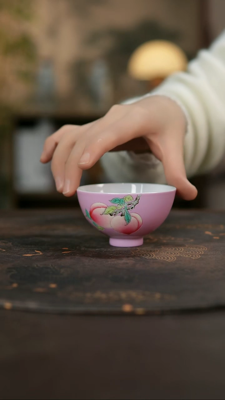 景德镇陶瓷杯碗柴烧多人