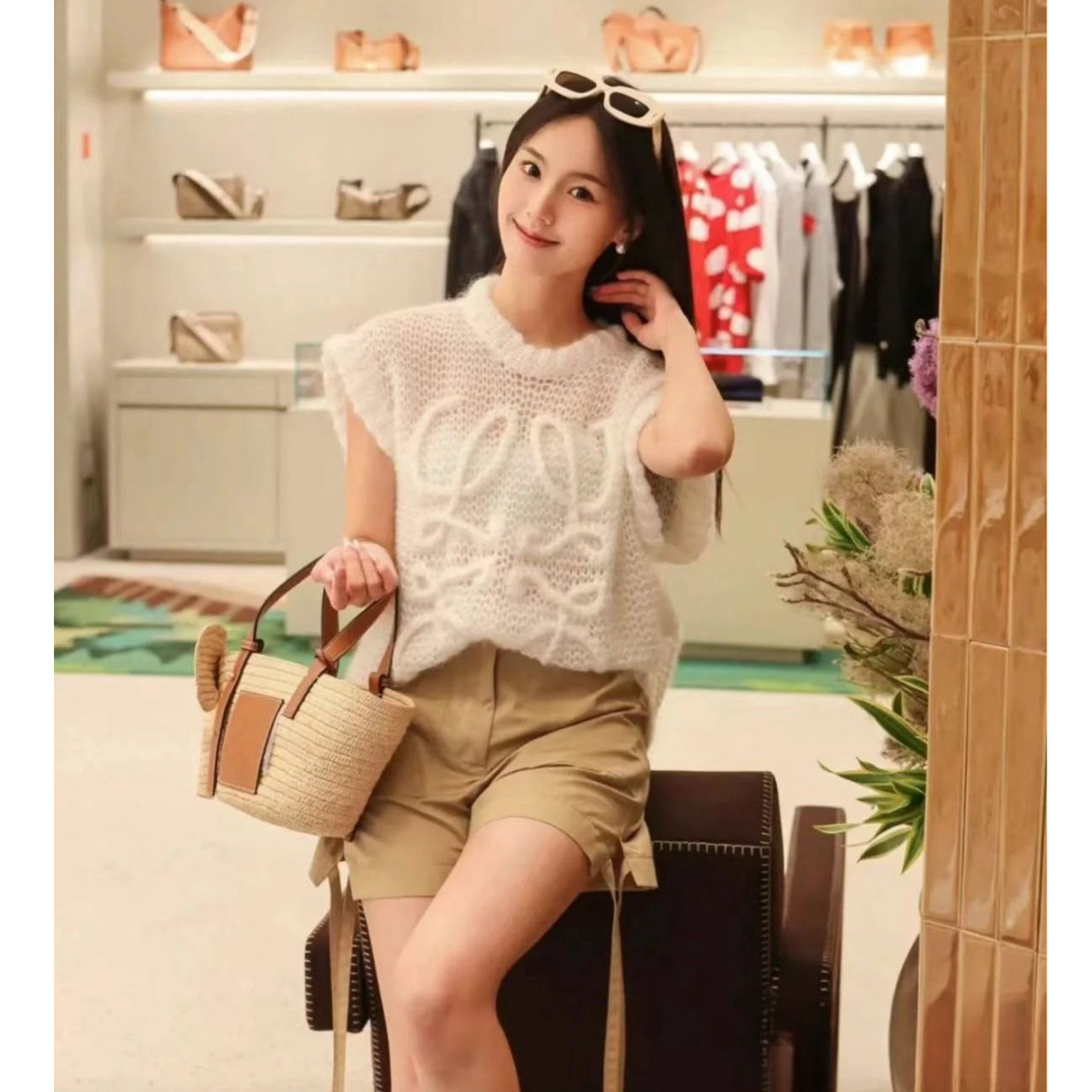 99新 LOEWE/罗意威 双双臻选/vv01417/罗意威背心/M码