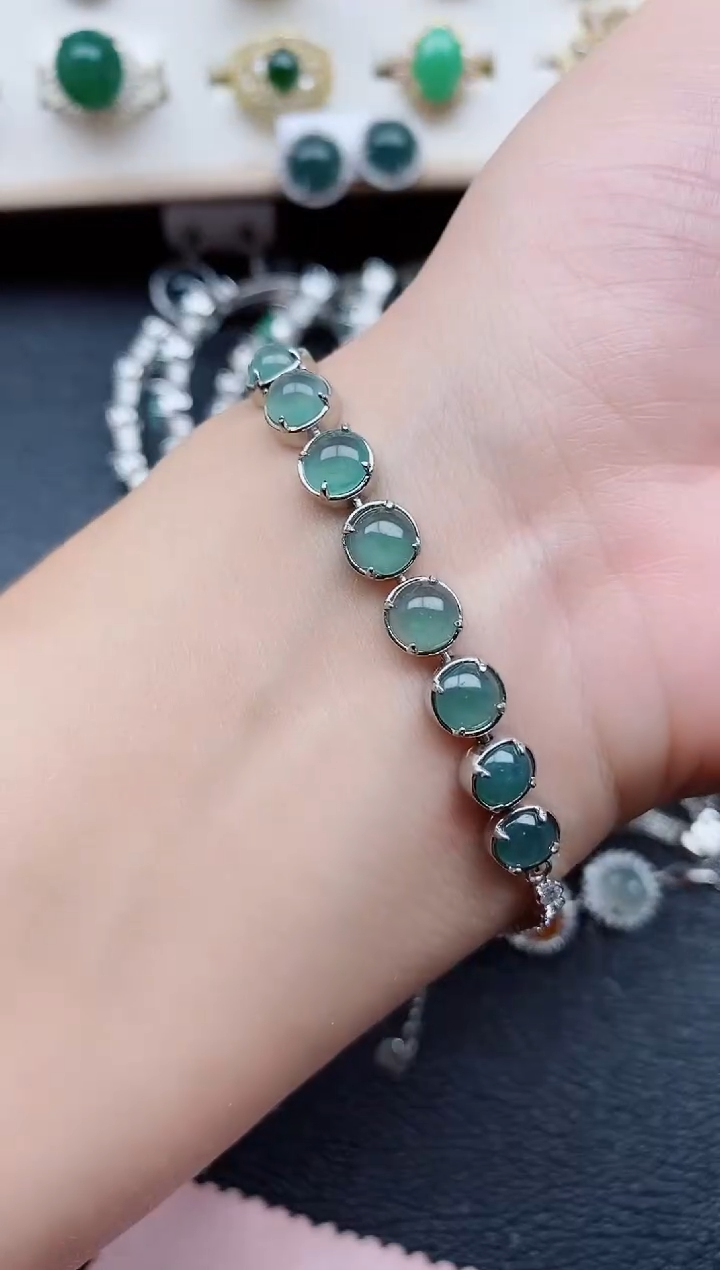 【闪购商品】翡翠戒指银S925镶嵌1111