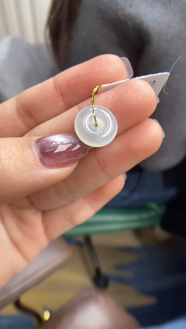 【闪购商品】翡翠颈饰未镶嵌平安扣