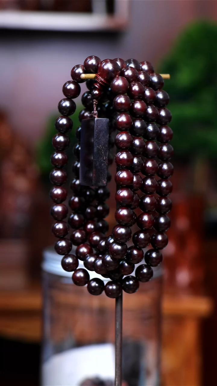 【闪购商品】降真香手串/手链海南红降1.0*108手串