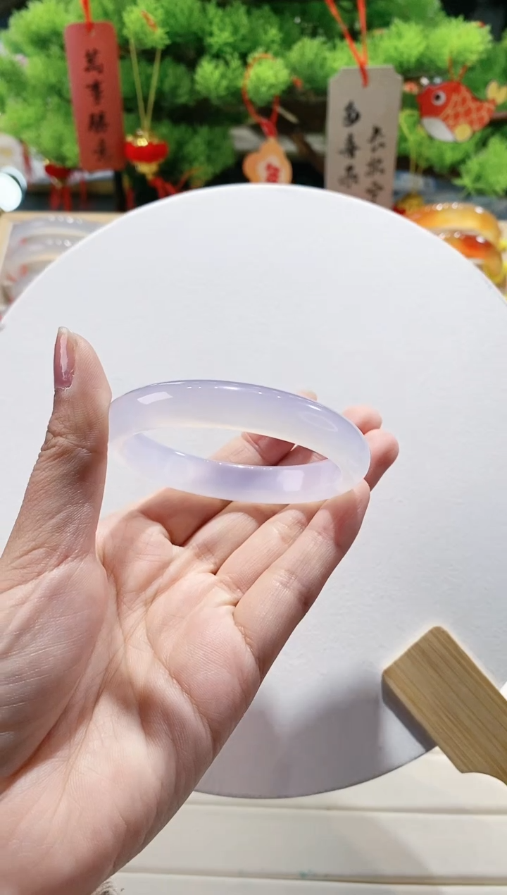 【闪购商品】玛瑙/玉髓手镯未镶嵌161-53.5