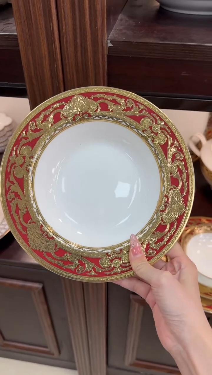 【闪购商品】瓷片8.5英寸草帽盘福利款