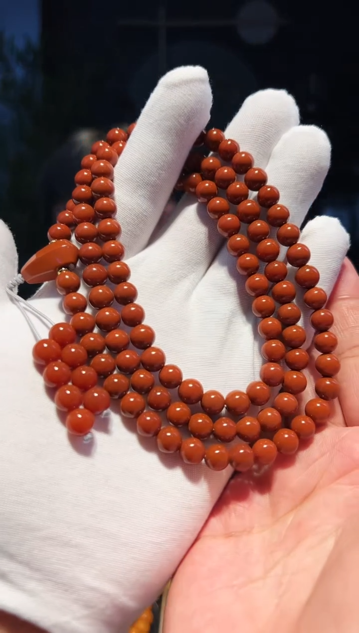 手串未镶嵌南红玛瑙108多圈