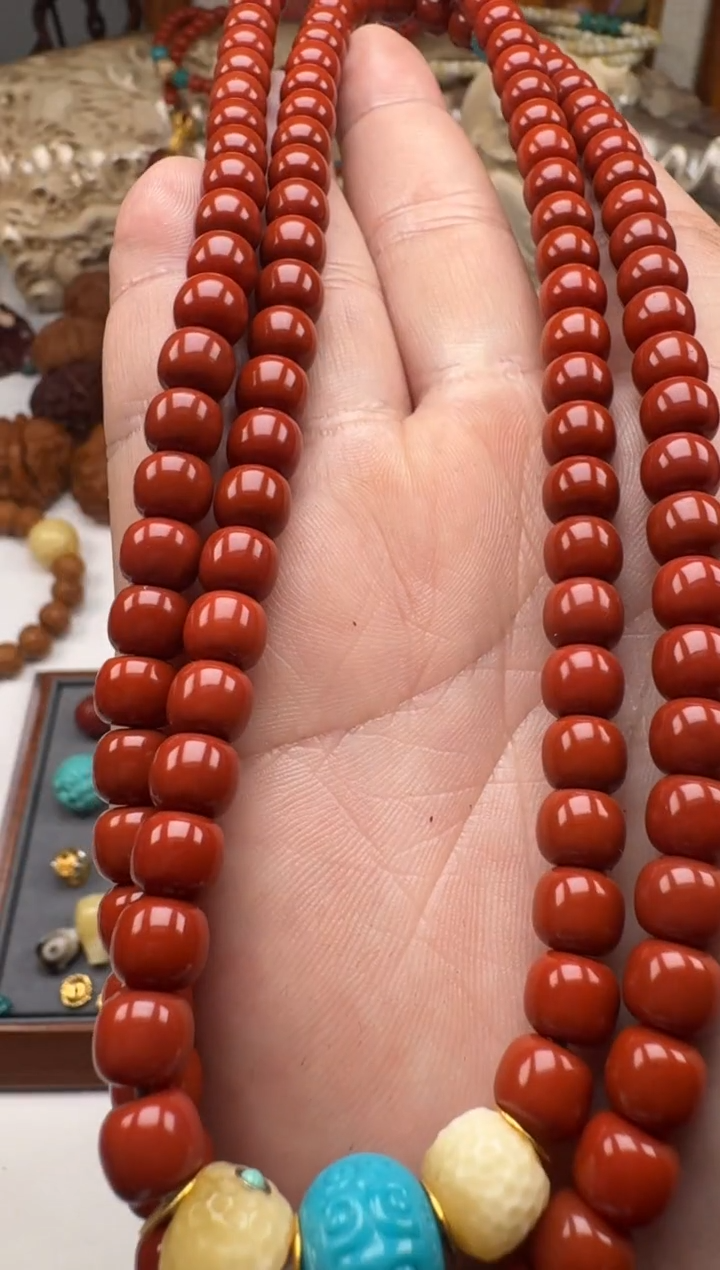 颈饰未镶嵌南红玛瑙爱***芯颈饰 未镶嵌 南红玛瑙