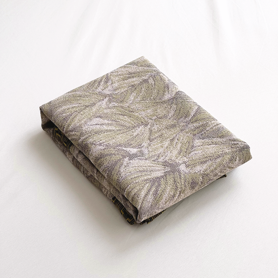 【京かわ会社】 睡莲蛋白 一对装枕巾 55*80cm 金叶流光 绿