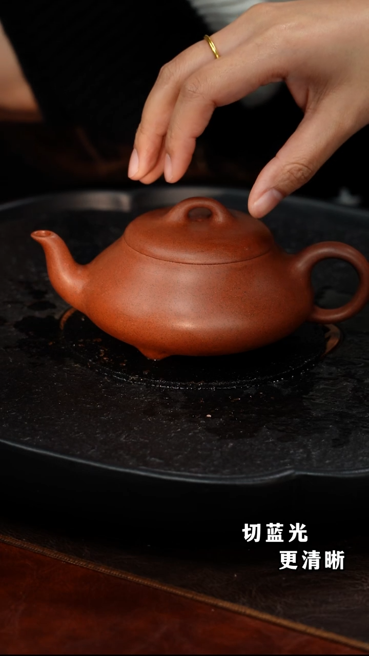 茶壶紫砂丁雪英   汉棠石瓢122  凝露砂  280毫升 