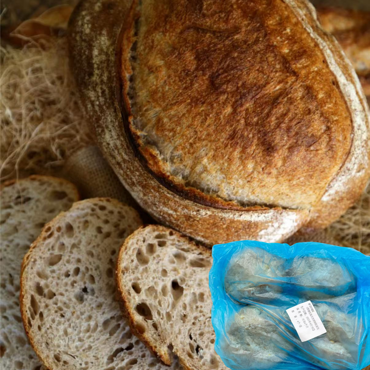 0蔗糖低脂天然酵种酸面包/4个装【限用日期2025.10.18】