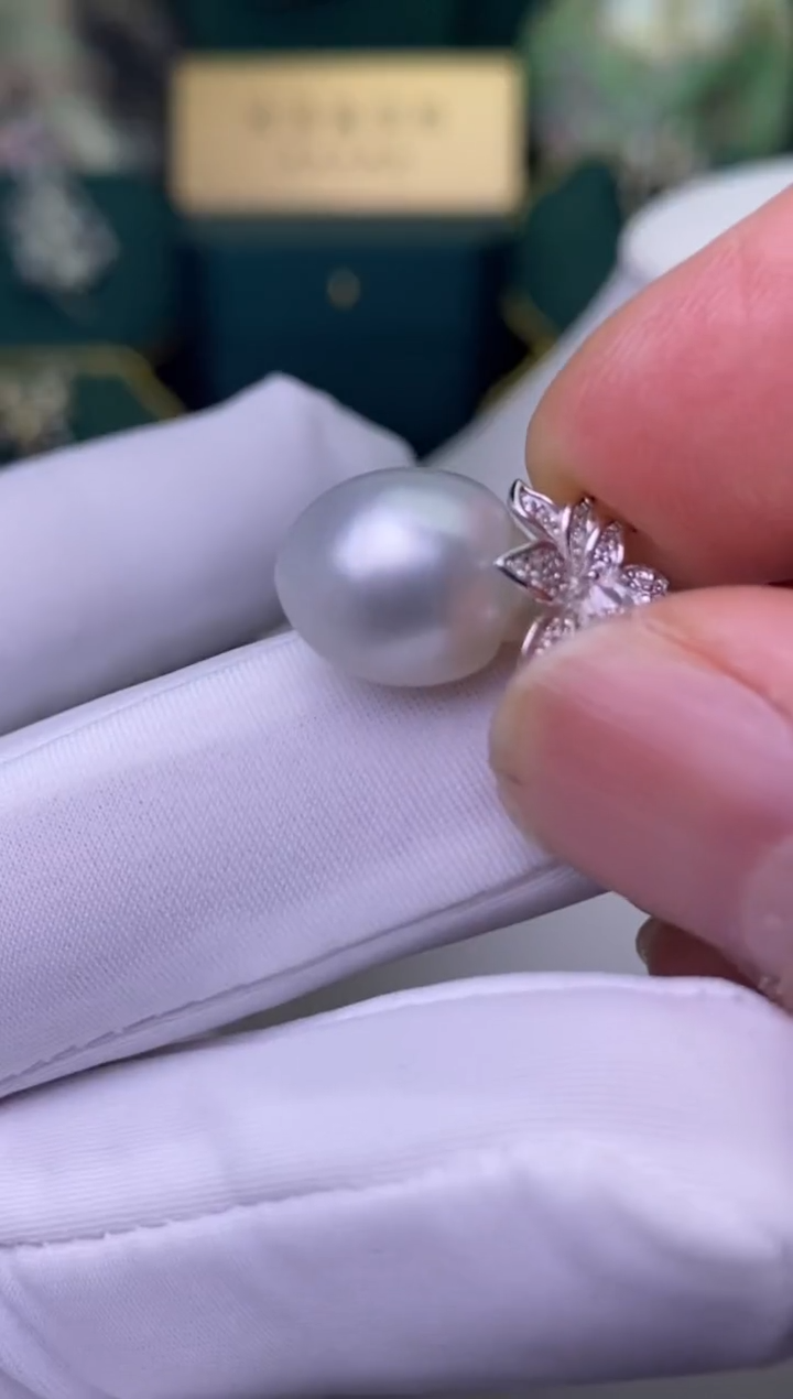 【闪购商品】海水珍珠颈饰银S925镶嵌11-12