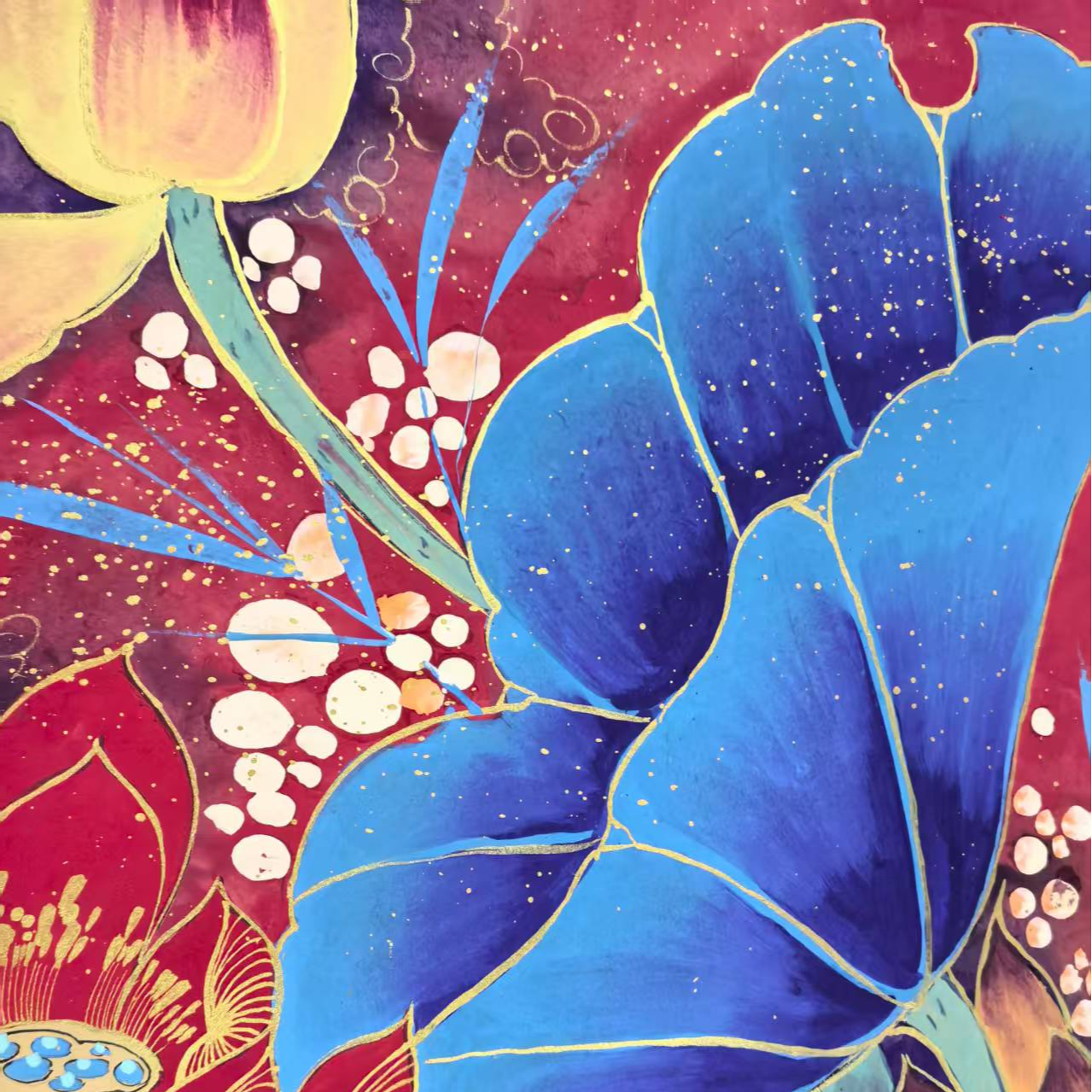 李彦霞作品 《金荷》