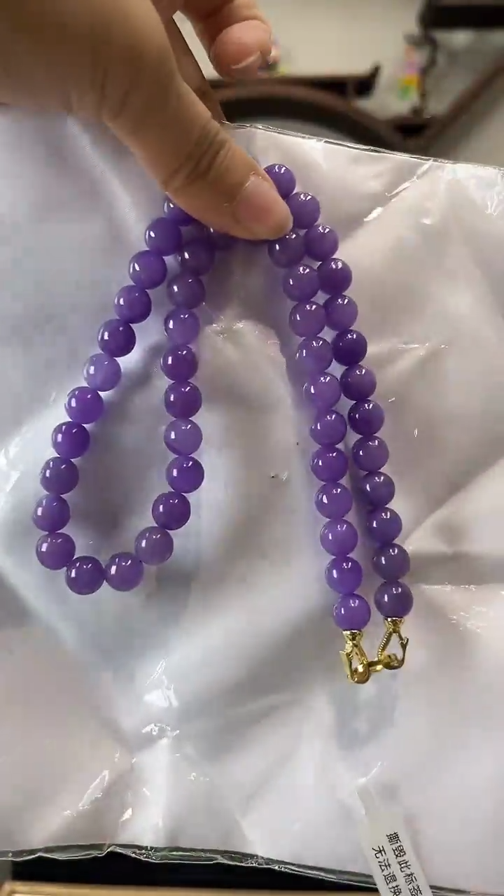 【闪购商品】砖雕闪15 紫罗兰项链