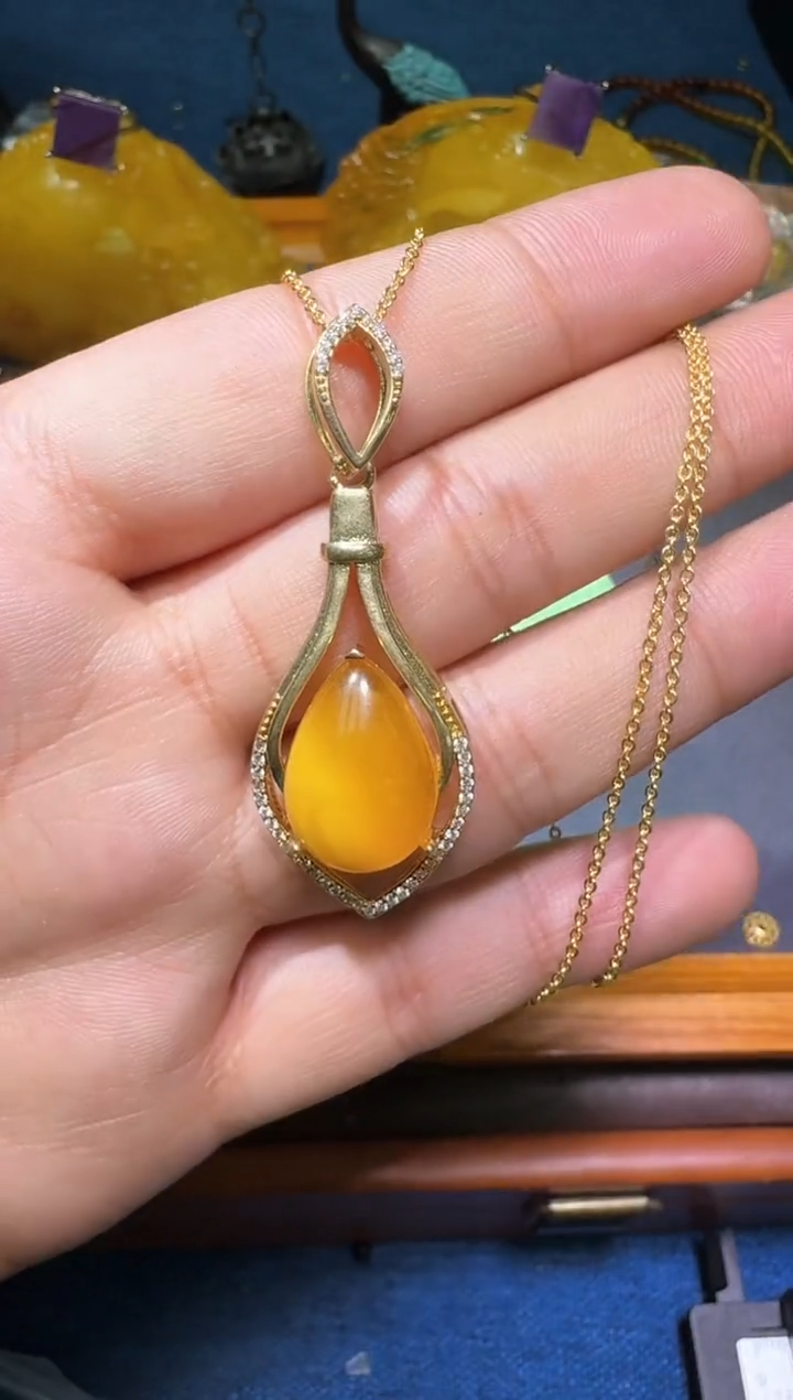 【闪购商品】蜜蜡颈饰未镶嵌多样性发一件106