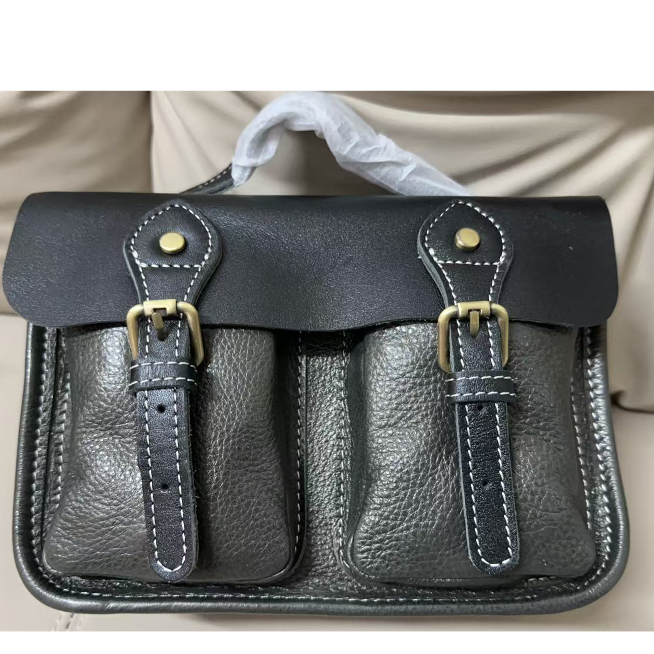 简约风轻奢牛皮小包890