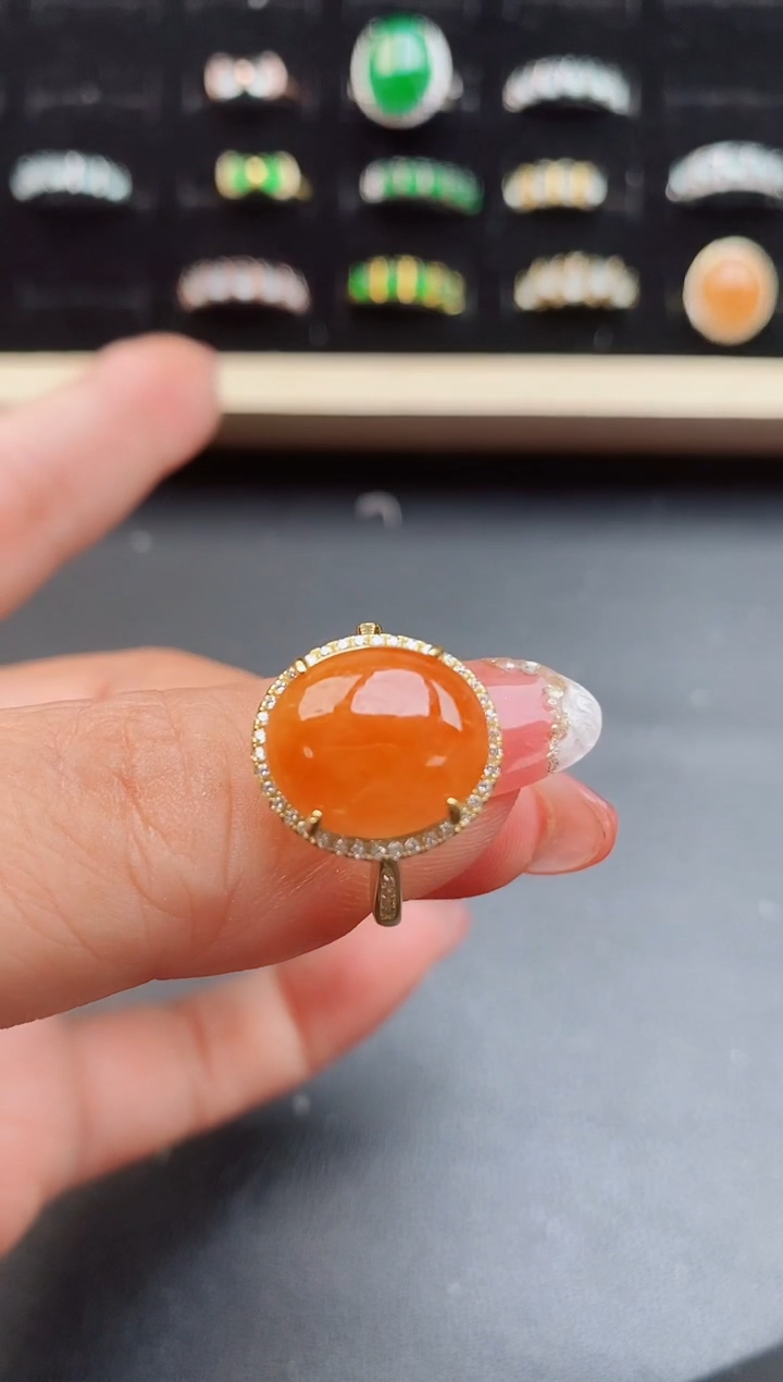 【闪购商品】翡翠戒指银S925镶嵌12112