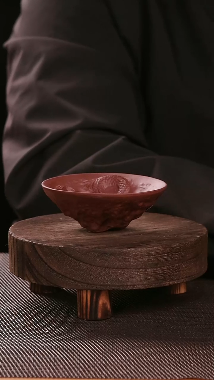 茶杯紫砂紫砂刻绘主人杯79