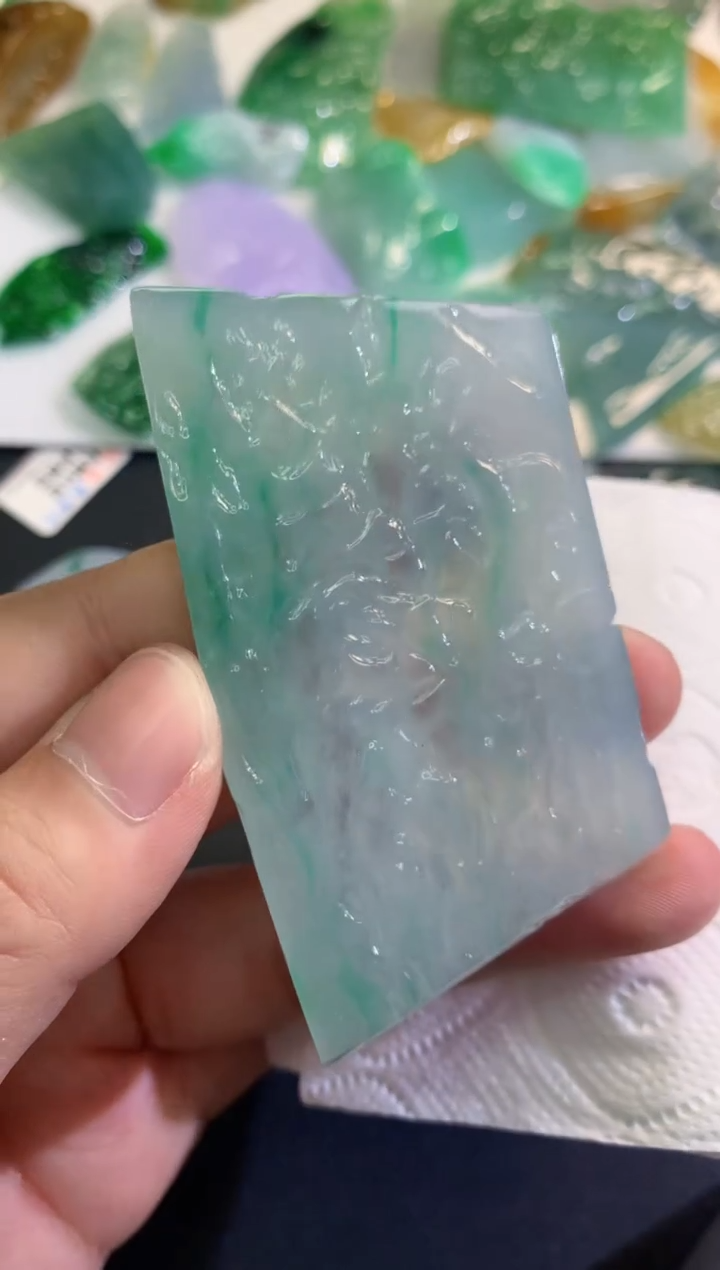 翡翠未镶嵌吊坠(不含链)4612