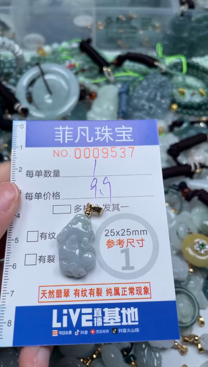【闪购商品】翡翠颈饰未镶嵌00..9537