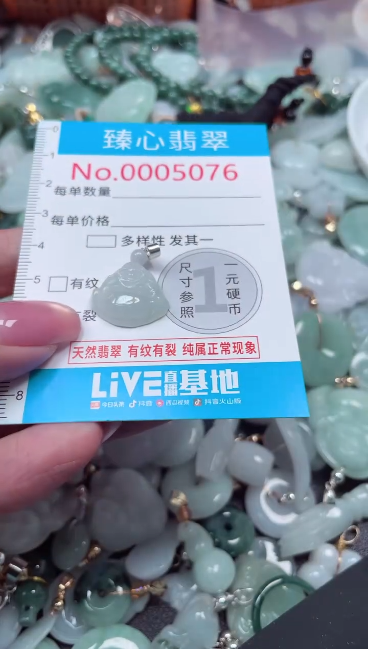 颈饰未镶嵌翡翠5076