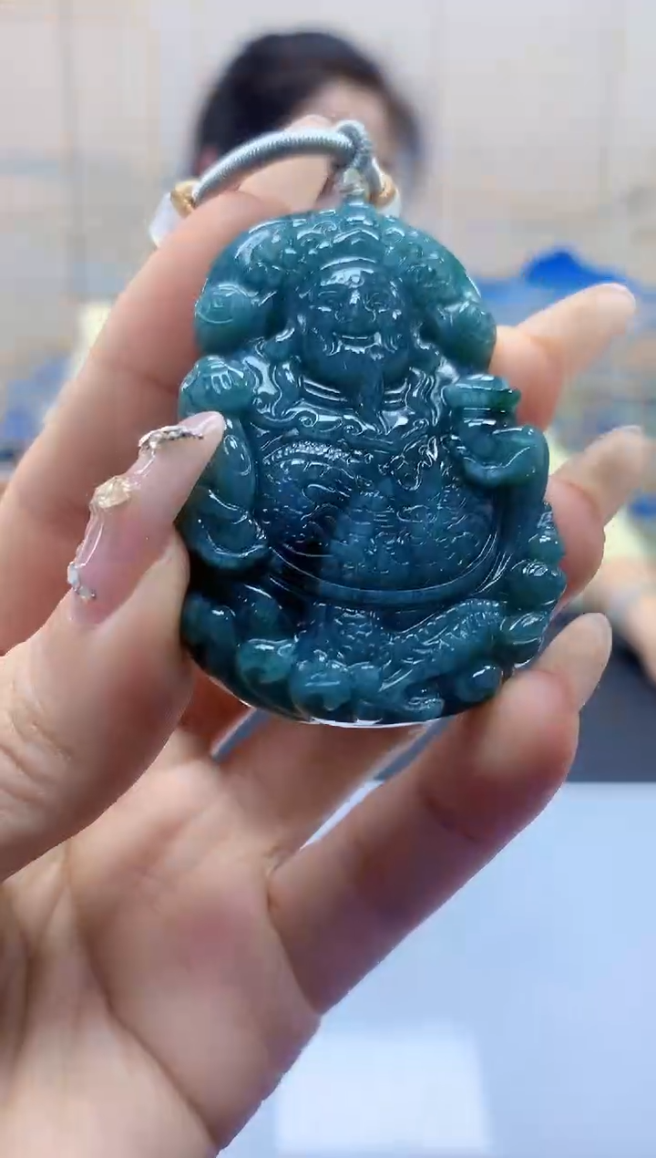 【闪购商品】翡翠颈饰未镶嵌4902ty-jj挂件5