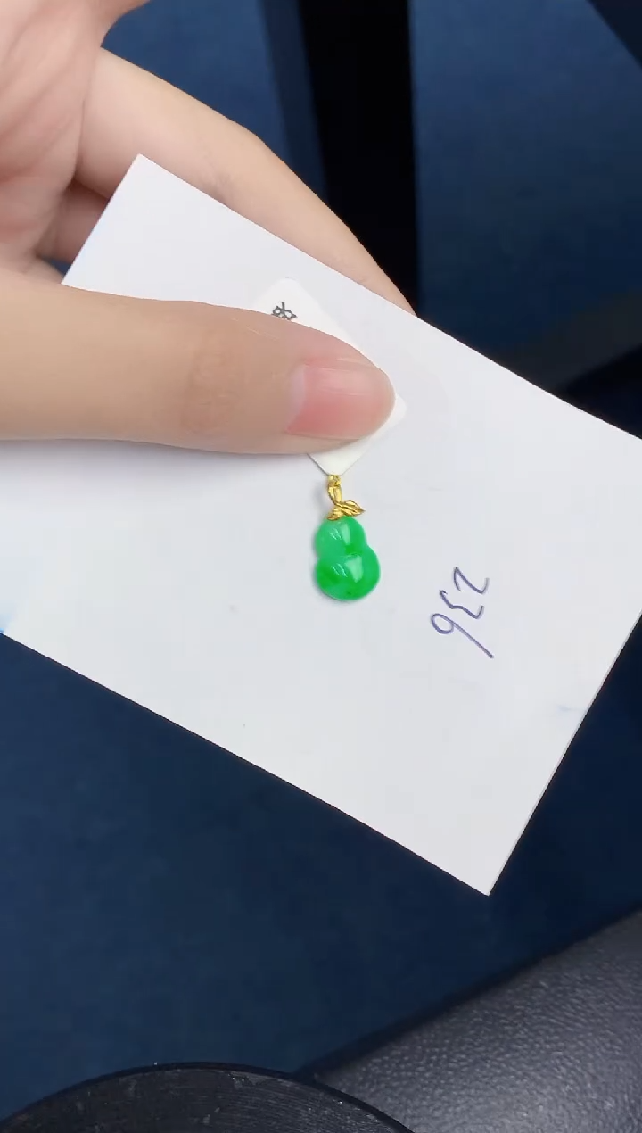 【闪购商品】翡翠颈饰18K金镶嵌000000000