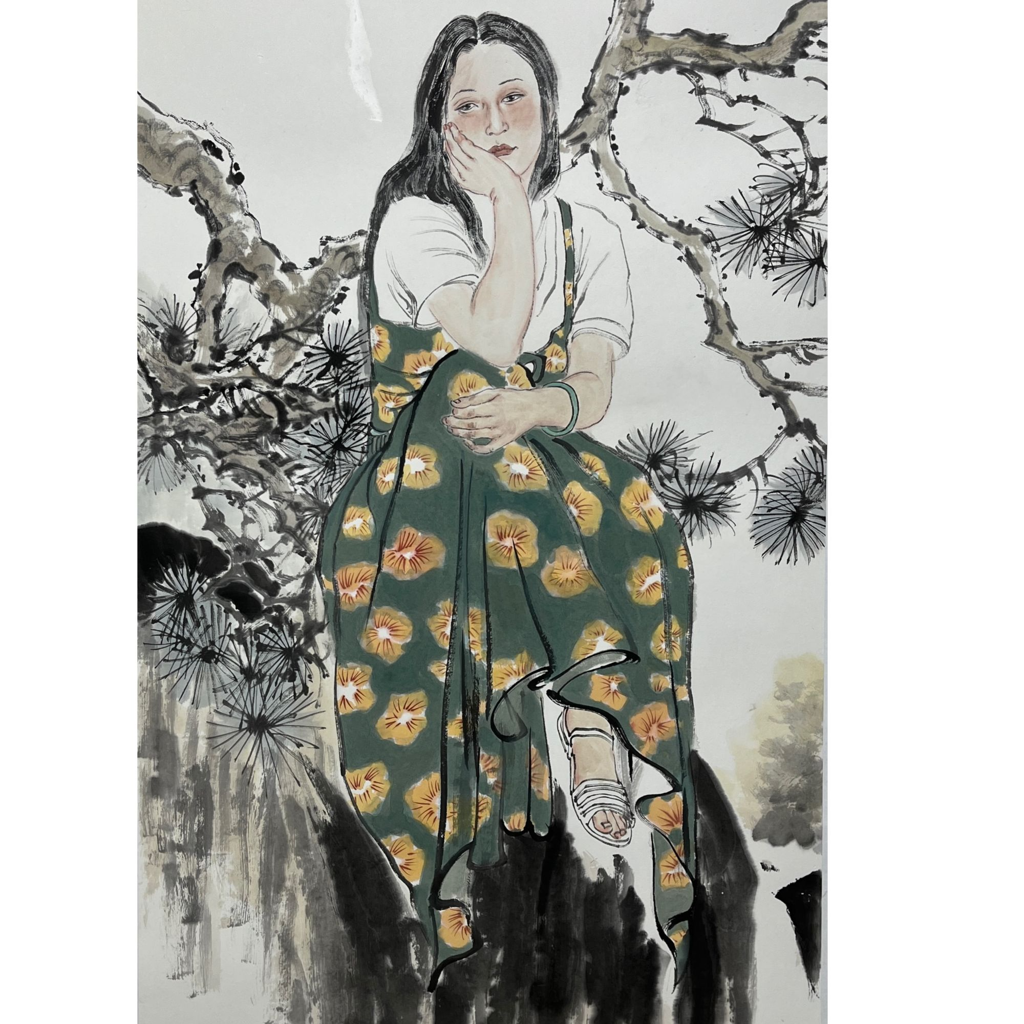 lot 1456 人物图 138cm*20cm
