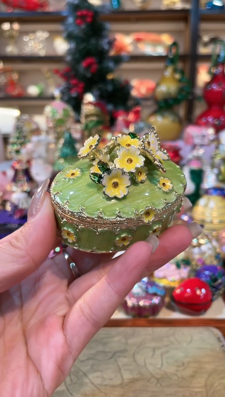 【闪购商品】 珐琅彩精致首饰盒