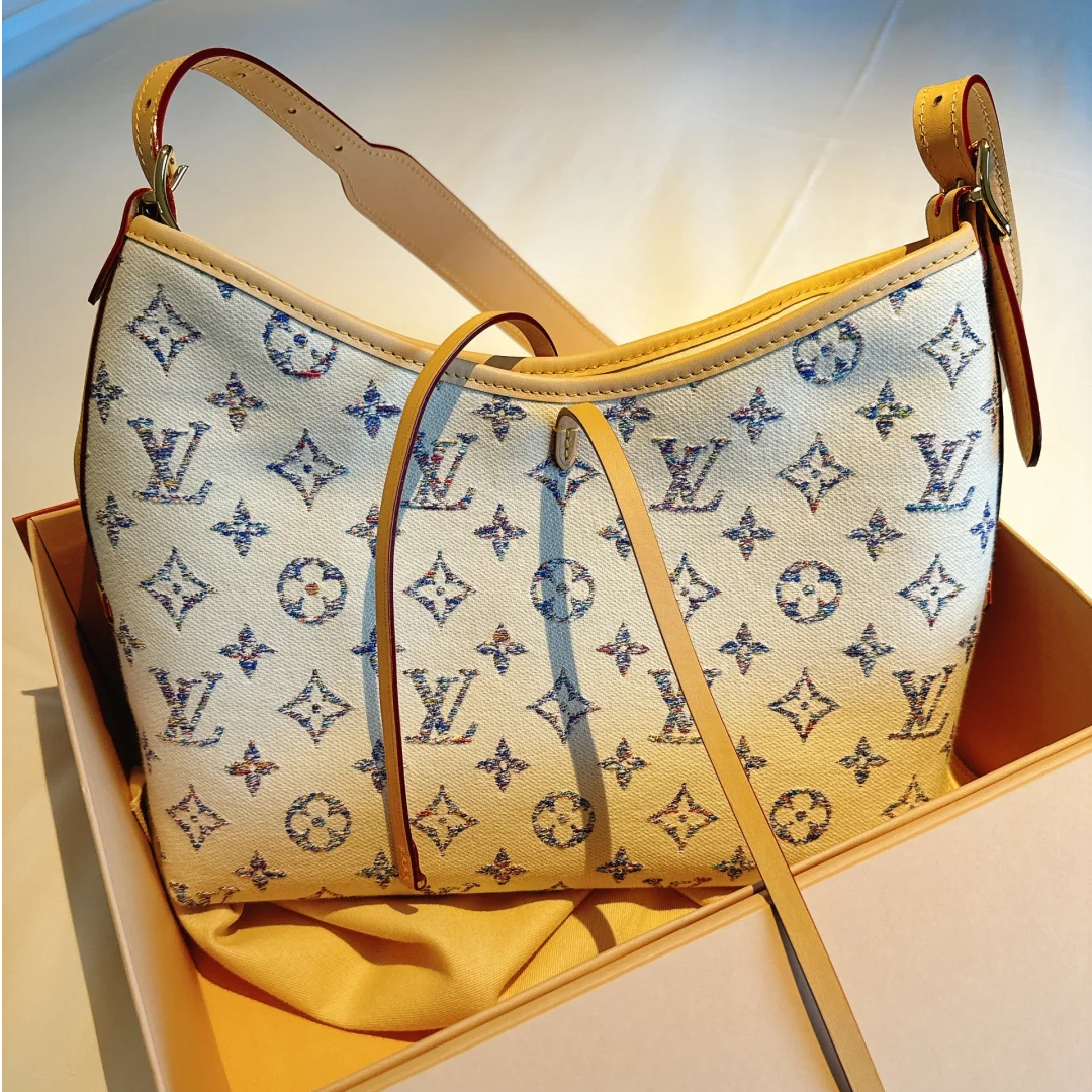 99新 LouisVuitton/路易威登 小花6欢 CARRYALL 小号 航海系列包