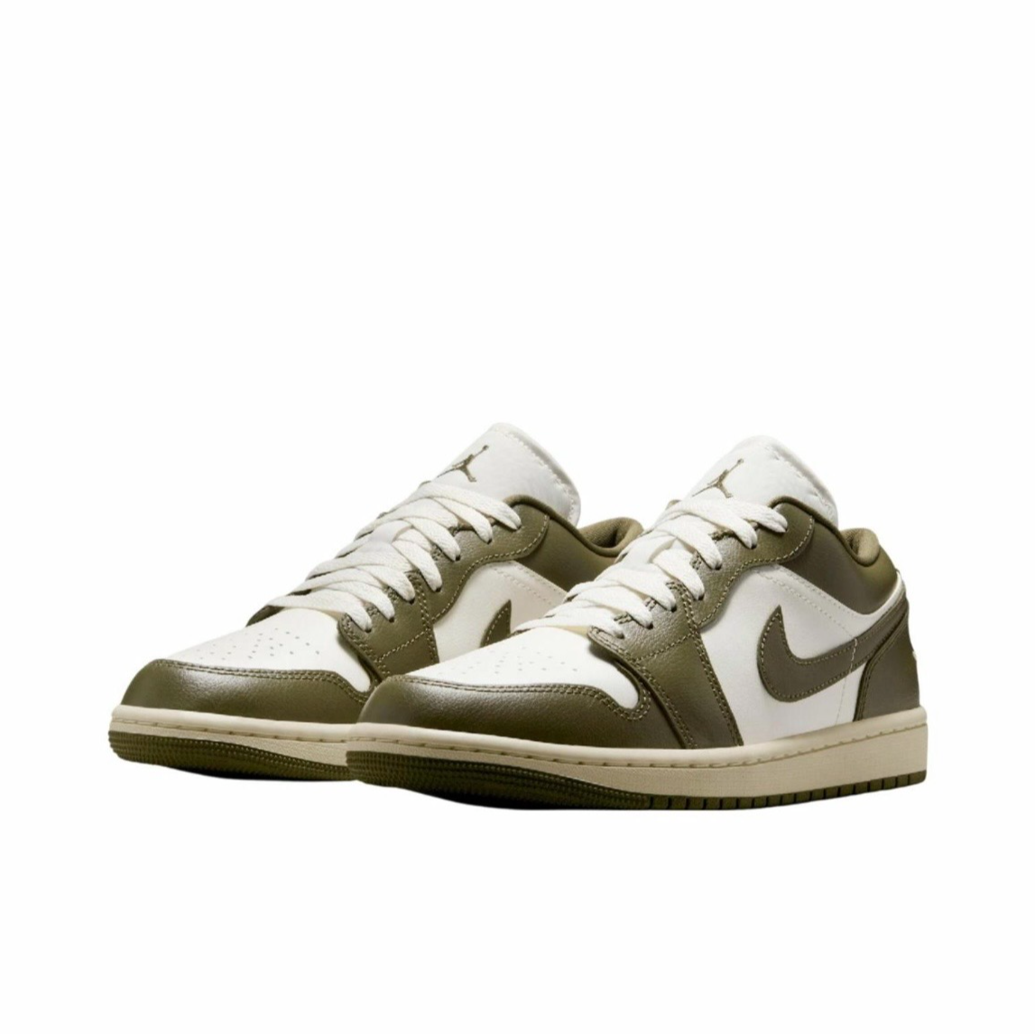 NIKE 官方正品AJ1男女同款橄榄绿低帮休闲运动鞋DC0774-122
