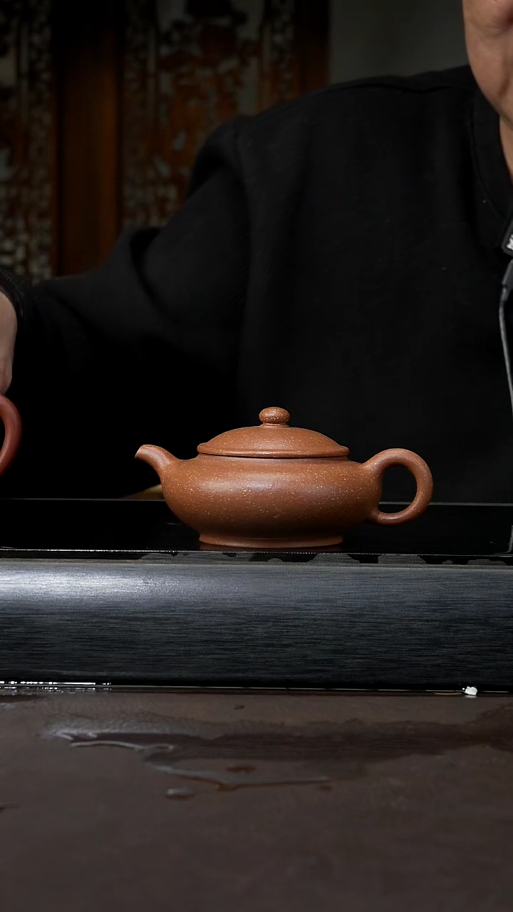 【闪购商品】紫砂茶壶降坡泥 卧龙130cc 024