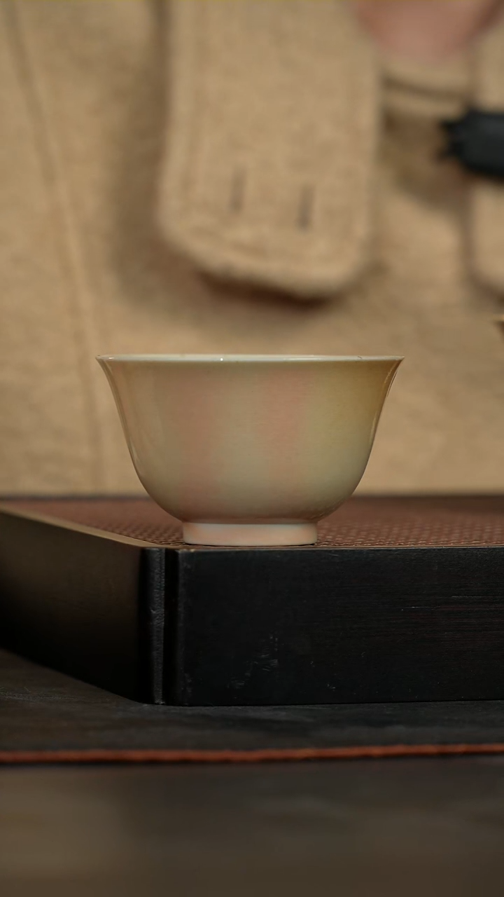 金丝楠木落灰撇口杯70ml