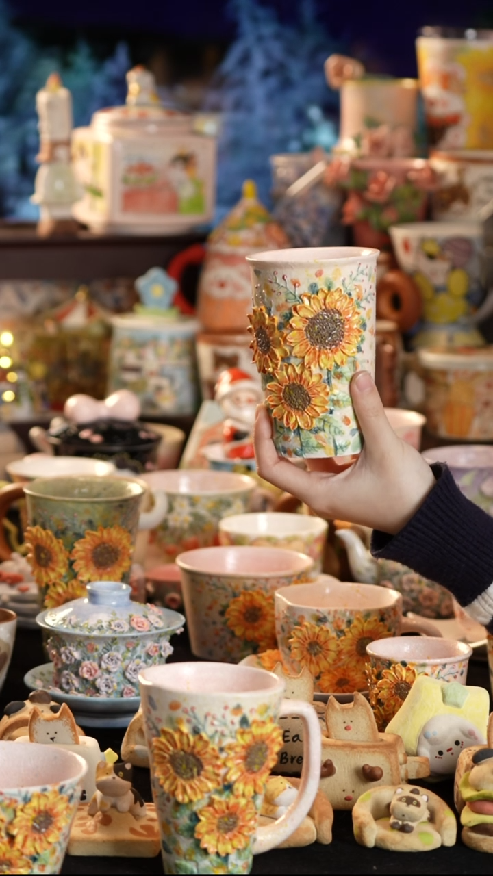 其他陶景德镇釉下彩手绘设计师款陶瓷