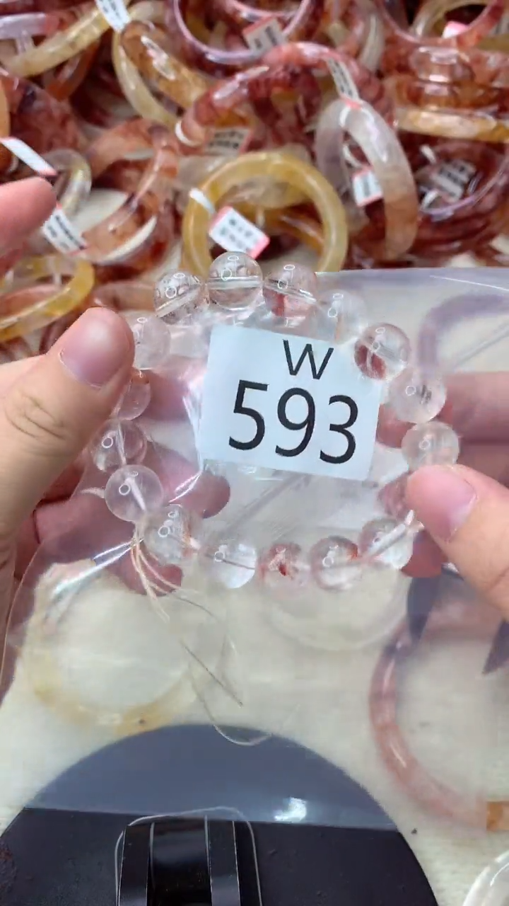 未镶嵌手镯水晶W593