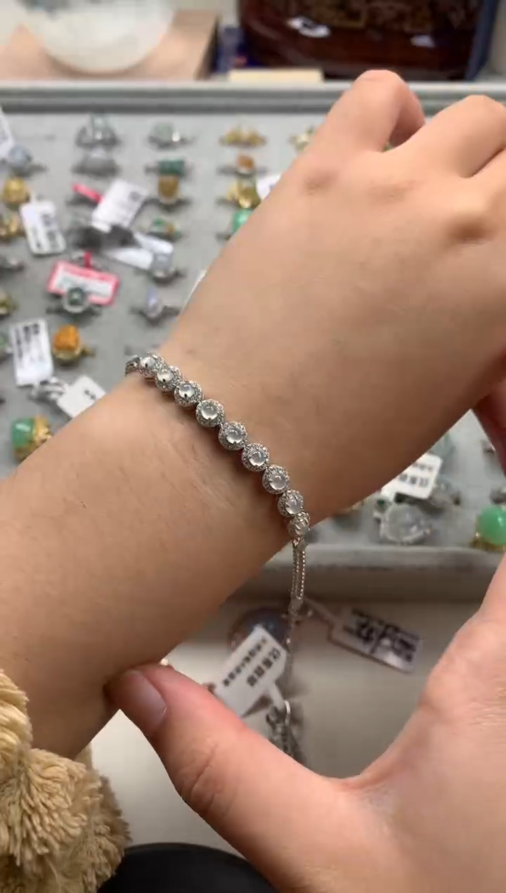 银S925镶嵌戒指翡翠手链2