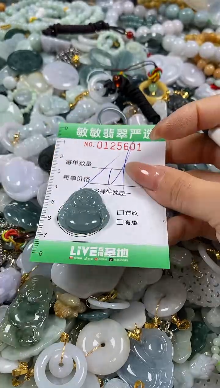 【闪购商品】翡翠颈饰未镶嵌闪购0125601多样性发其一