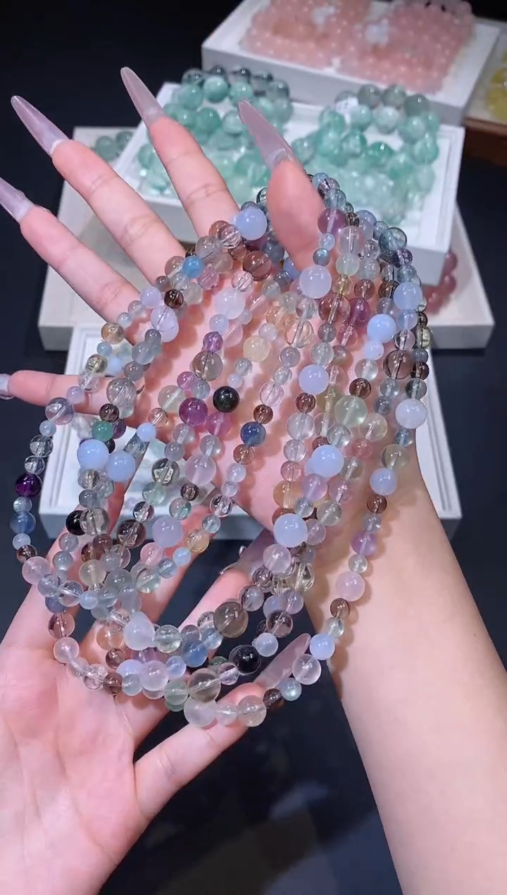 未镶嵌手链水晶1227.46多宝水晶手串 多样性发其一